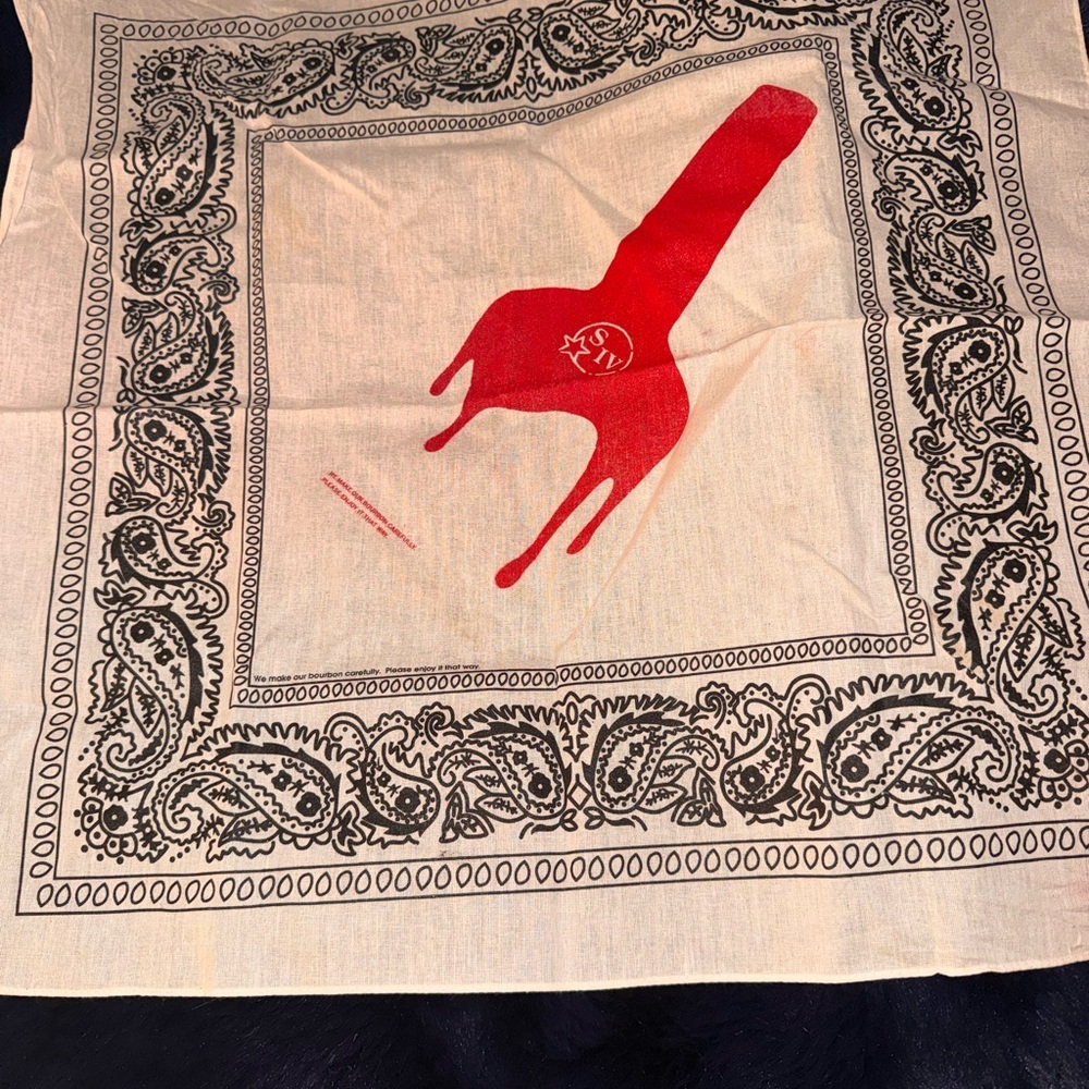 Makers Mark Custom Paisley Bandana